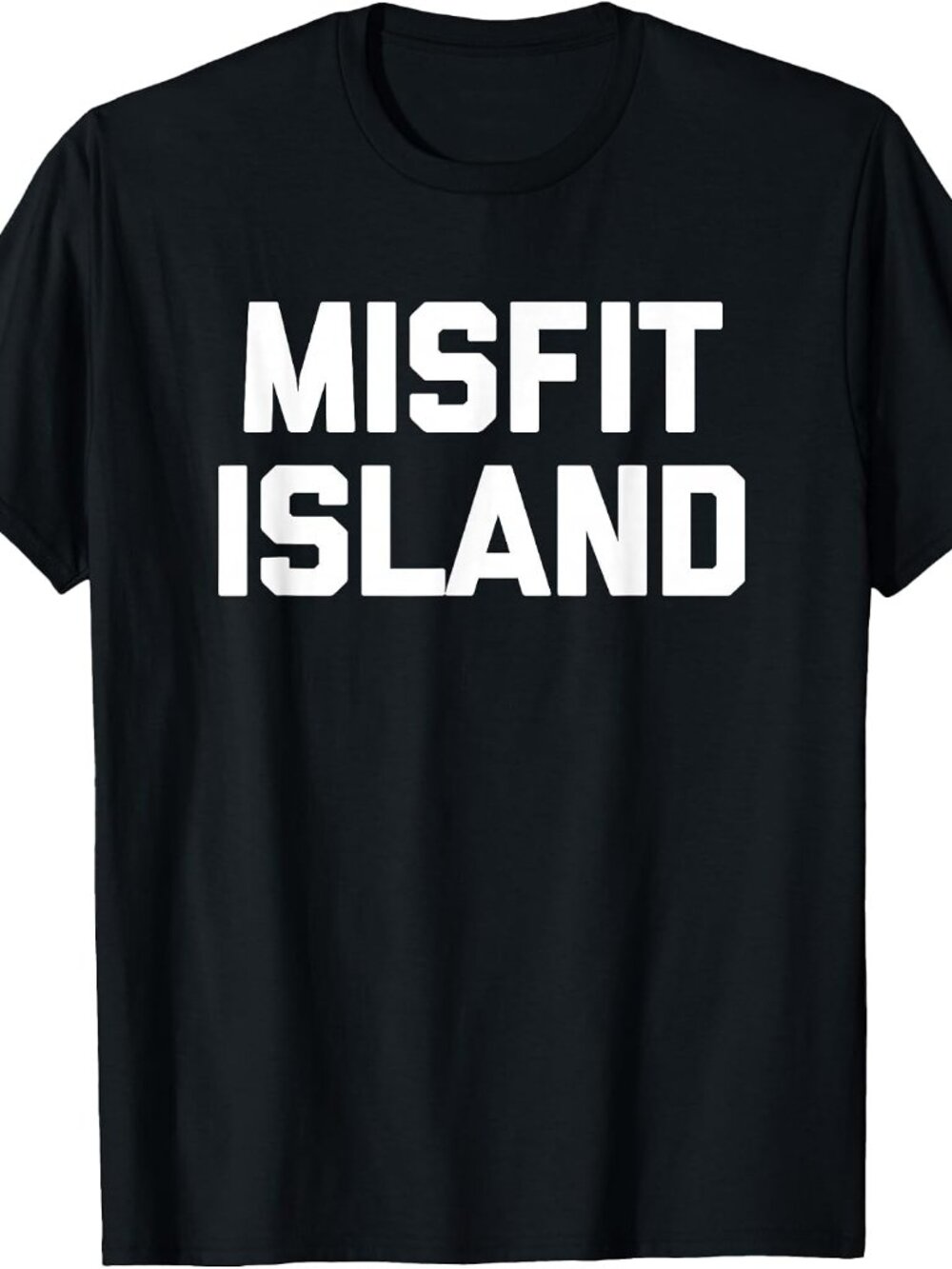New Misfit Island Tee Black T-Shirt